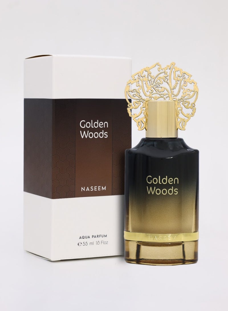 Naseem Golden Woods Aqua Parfum 55 ML | Luxury Perfume for Unisex | Natural, Alcohol Free, Long Lasting Fragrance - Image 2