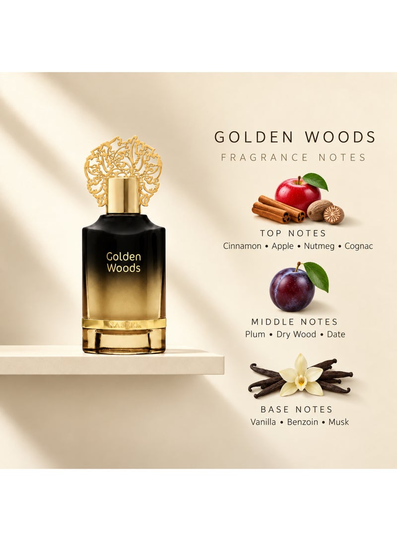 Naseem عطر غولدن وودز أكوا للرجال والنساء - 55 مل - Image 3