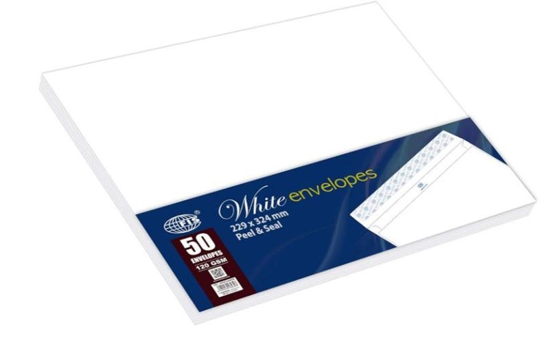 FIS White Envelope (120Gsm) Fswe1242P50