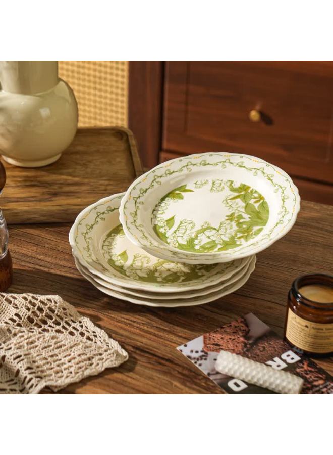 Shelly Chunlingyu Ceramic Tableware Underglaze Color Bowls Plates Gift Box Set 42-piece Six-person Premium Porcelain Dinnerware - Image 2