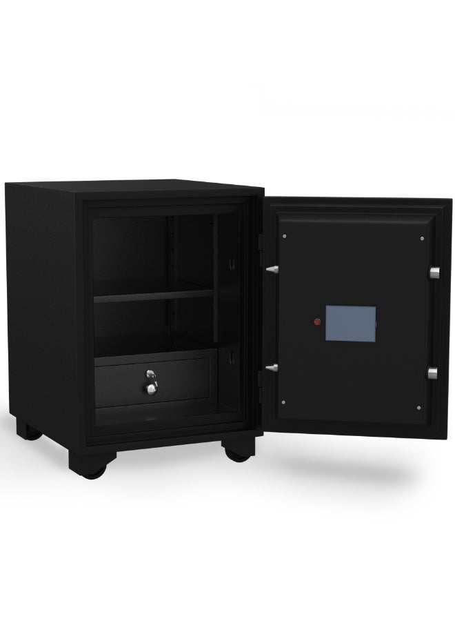 RIGID Fire Resistant Steel Safe with Digital & Key Lock, 100Kg  - Image 4