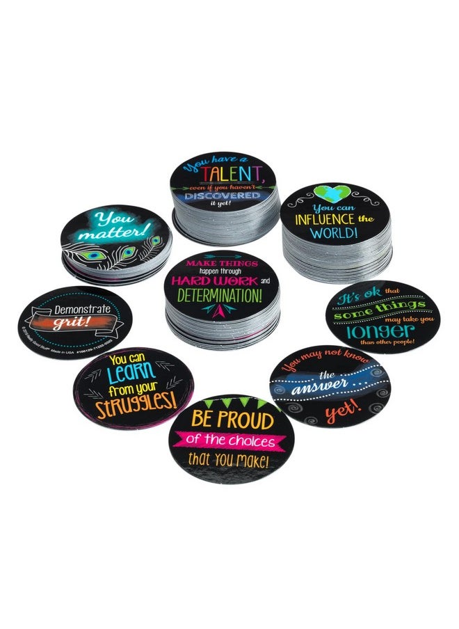 Really Good Stuff Positive Affirmation Chips - 100 Pack With 50 Motivational, Encouragement, Inspirational And Kindness Sayings  - Image 1