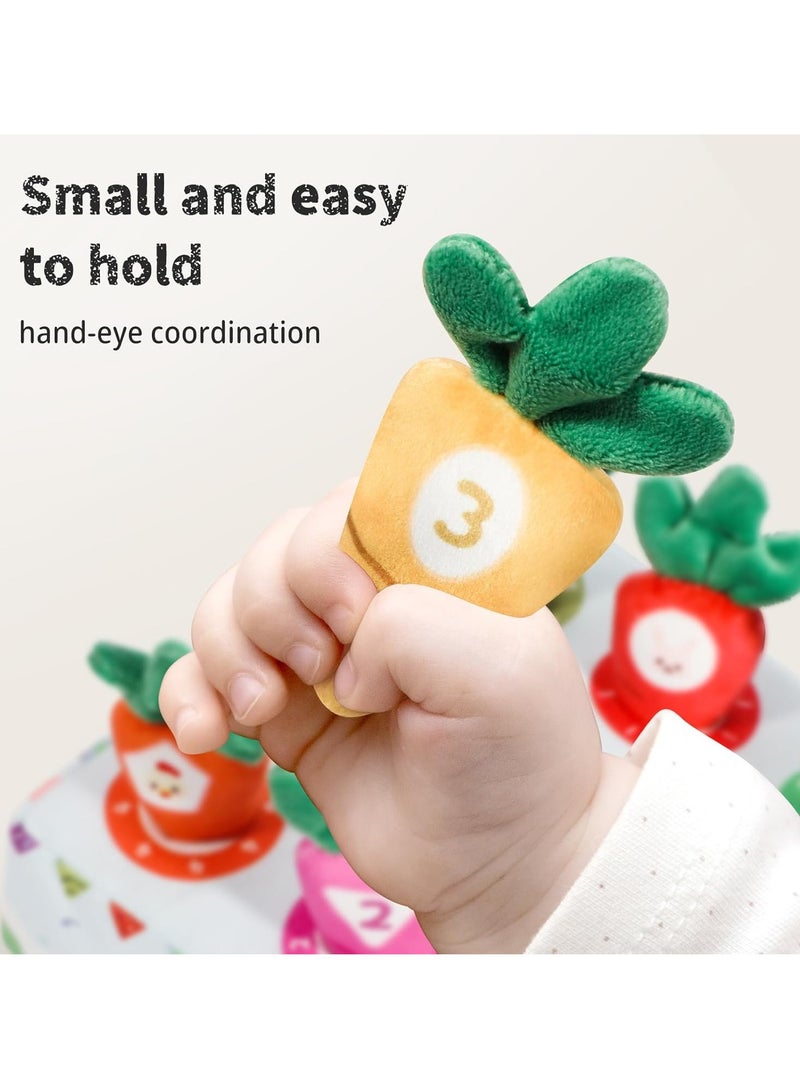 عربست لعبة صندوق أنسجة مونتيسوري للأطفال لمدة 6-12 شهرًا - لعبة المجلس المشغولة الحسية للأطفال الصغار ، وتراكم الألعاب مع الأوشاح ، ورق التجعيد - هدايا للأولاد والبنات البالغين من العمر سنة واحدة - Image 5