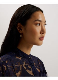 Ted Baker Xativa Laced Midi Shirt Dress With Puff Sleeve  - Image 3