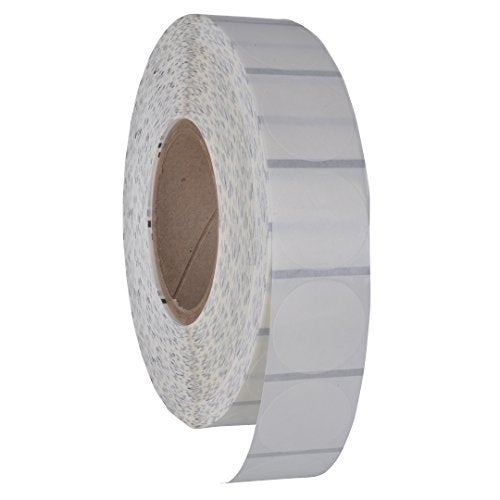 KENCO Frosted Clear Translucent 1.5" Circle Wafer Seal Tab Stickers 4,000 Per Roll - Image 3