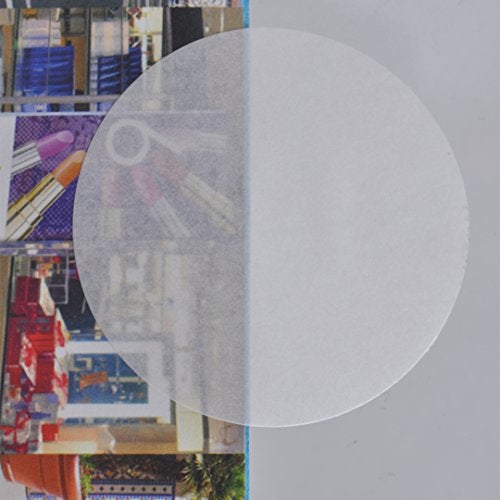 KENCO Frosted Clear Translucent 1.5" Circle Wafer Seal Tab Stickers 4,000 Per Roll - Image 5