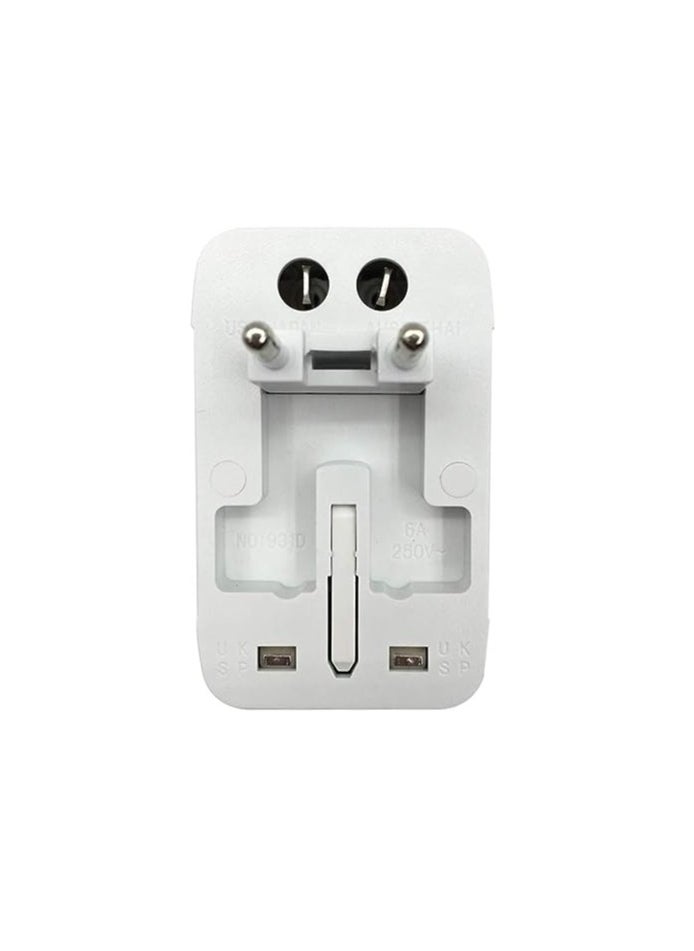 MIRFA - Global Connect Pro: Universal Travel Adapter With USB Ports - for Asia, Europe, UK, AUS, and USA - All-in-One International Wall Charger - Image 1
