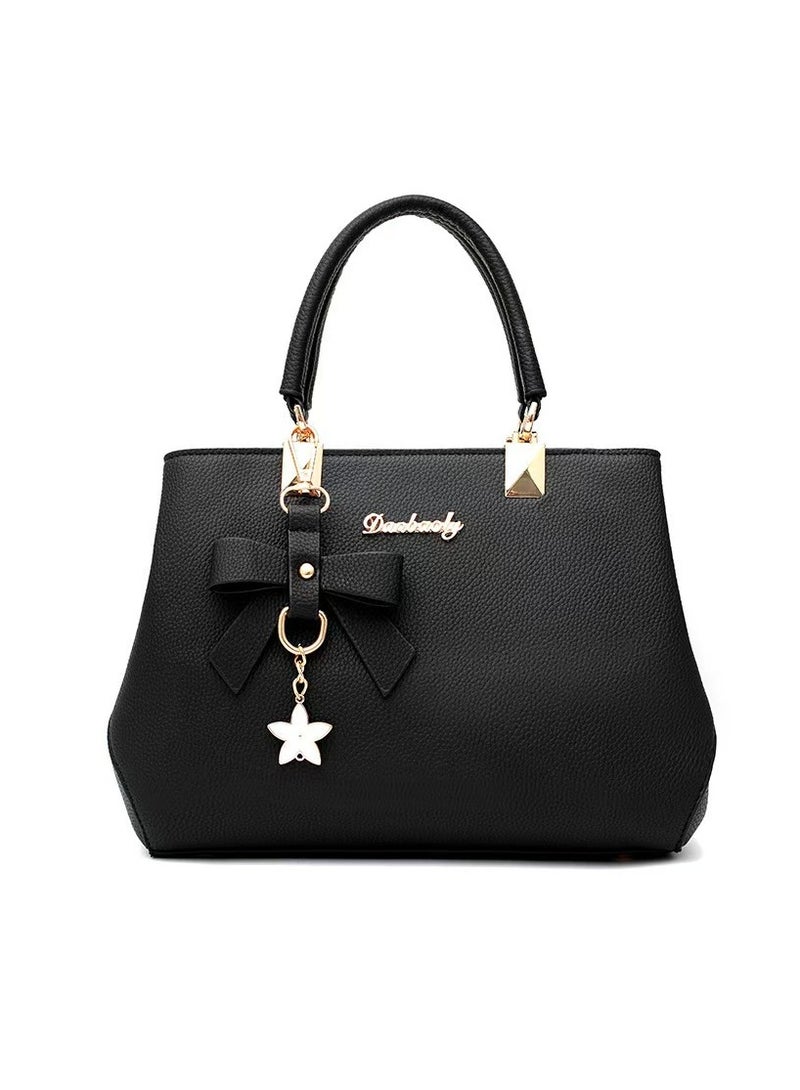 Fashionable new women's shoulder bag, black  - Image 2