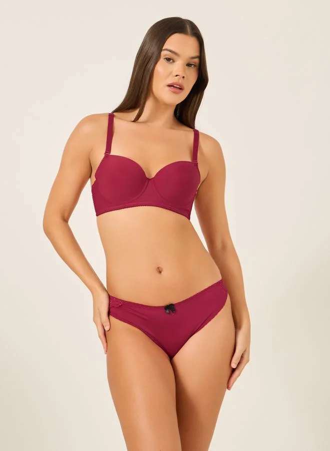 تايك تو Take Two Solid Padded Wired Push Up Bra