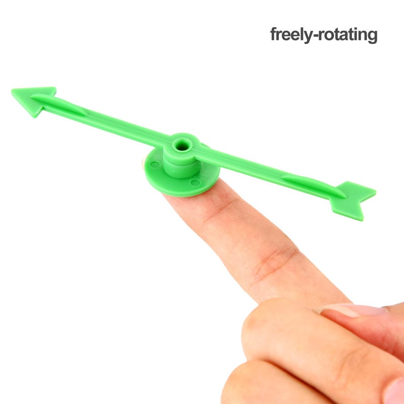 Tatuo 40 Pieces 4 Inch Game Spinner Plastic Arrow Spinners Board Magnetic Arrow Toys for Party School Home Usingboard Spinner 4 Colors - Image 3
