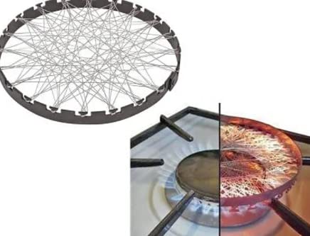 ImegaZ Stainless Steel Barbeque Jali Roti Roast Grill Stainless Steel Roster Roti Papad Chapati Toast Chicken paneer tandoor Gas Saver Jali Pack of 2 - Image 2