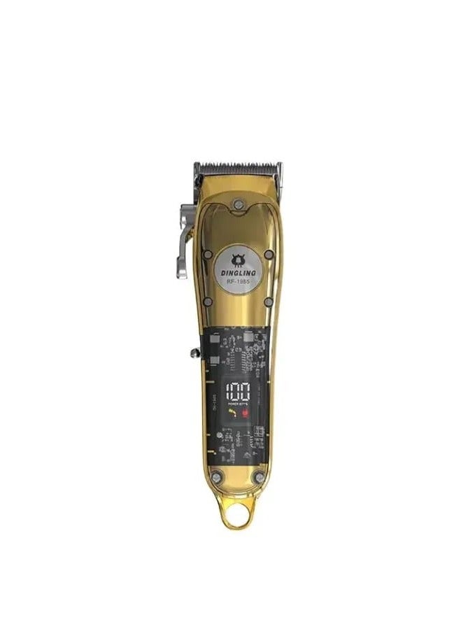 Dingling RF-1985 Professional Hair Clipper – High-Performance Grooming Tool with Dual Power Options and Digital Display for Precision Cutting - Image 3