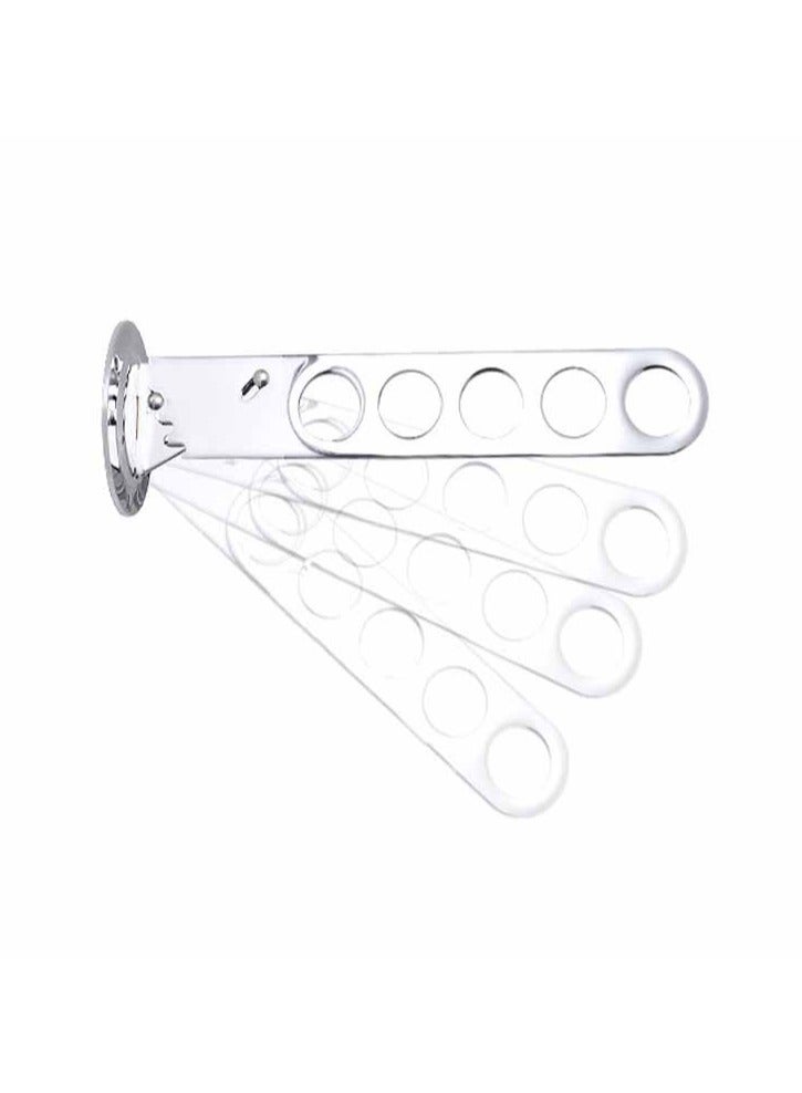 5 Hole Multifunctional Clothes Rack, Wall Mounted Drying Rack - Image 2