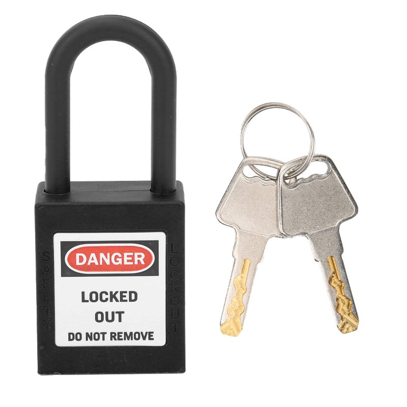 Black Nylon Safety Handlot Locking Lock for Factories and Construction Places - Image 4