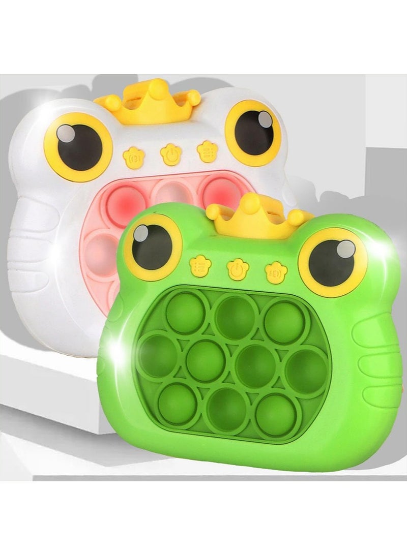 كوميسبيل دفع سريع لعبة للأطفال والكبار ، لعبة بالم لعبة اللغز السريع ، ودفع فقاعة لعبة الضغط الطرف المفضل لعبة ، هدية للأطفال ( الضفدع الأخضر ) - Image 5