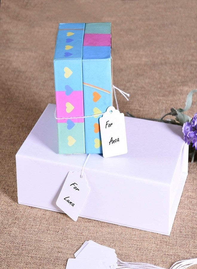 DIY Crafts White Writable Tags with String for Jewellery & Gift Labelling - Image 4
