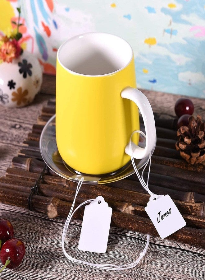 DIY Crafts White Writable Tags with String for Jewellery & Gift Labelling - Image 5