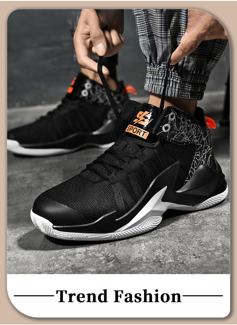 Moovant Men's High-Performance Basketball Shoes, Anti-Slip, Lightweight Design, High-Quality Materials, Comfortable and Breathable, Suitable for Running and Training  - Image 3