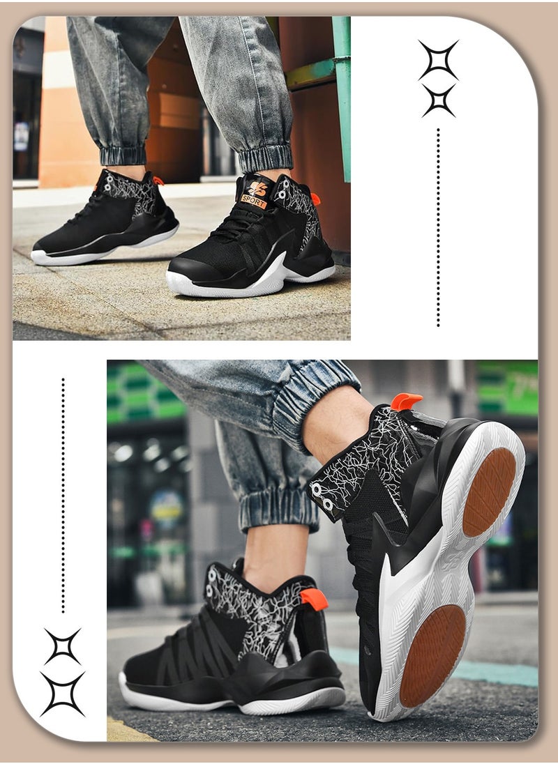 Moovant Men's High-Performance Basketball Shoes, Anti-Slip, Lightweight Design, High-Quality Materials, Comfortable and Breathable, Suitable for Running and Training  - Image 5