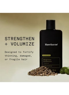 Hawthorne Men'S Weightless Conditioner. For Thinning And Thin Hair. Delivers Silky Smooth & Strong Hair With A Weightless Formula. Sulfate-Free, Paraben Free. 8 Fl. Oz. 2-Pack.  - Image 1