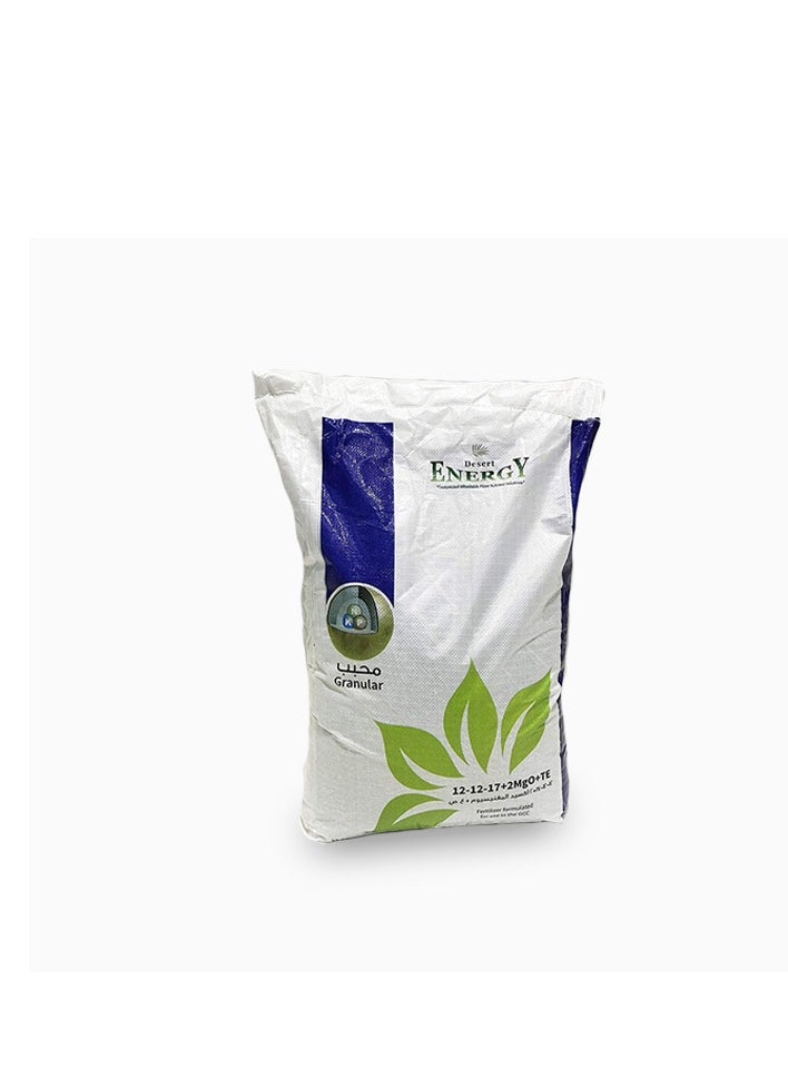 DESERT ENERGY - Desert Energy Blue NPK 12-12-17 Fertilizer 25kg For Indoor and Outdoor Plants is a High Performance Granular Fertilizer Designed for Both Indoor and Outdoor Plants. - Image 1