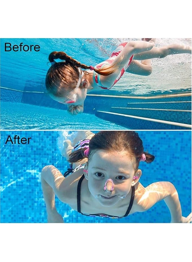 Generic 3 set Swimming Earplugs and Nose Clip Set Prevent Water Protective Ear Plug Waterproof Soft Silicone Swim Dive Supplies  - Image 5