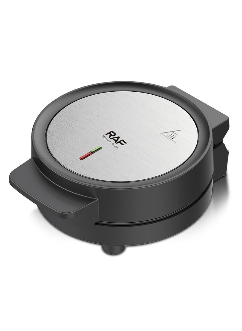 آر إيه أف ماكينة صنع الوافل للتدفئة المنزلية على الوجهين، ماكينة الإفطار متعددة الوظائف، ماكينة الخبز - Image 4