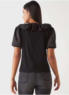 2Xtremz V-Neck Ruffle Top  - Image 2