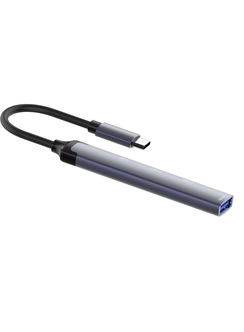 ريبنيو محطة محور USB-C 4 في 1، محول صغير، محطة إرساء للكمبيوتر المحمول - Image 4