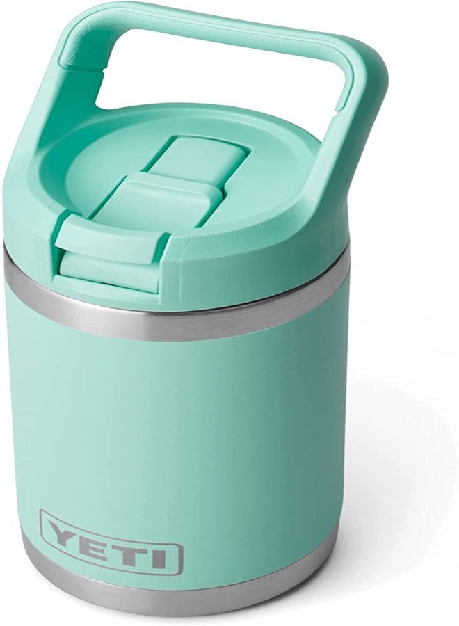 YETI Rambler Jr. 12 oz Kids Bottle, with Straw Cap, Seafoam - Image 1