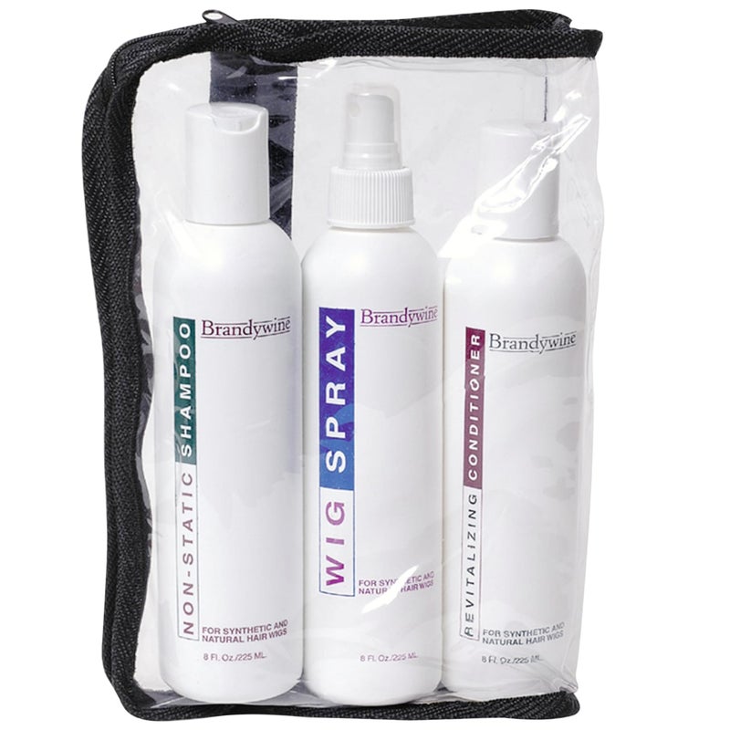 Brandywine Natural & Synthetic Hair Care, Shampoo and Conditioner Set, With Hair Spray For Natural Wigs - Image 1