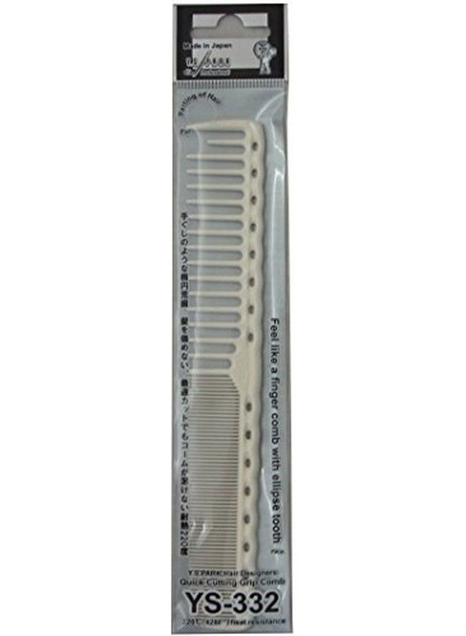 YS PARK 332 Quick Cutting Grip Comb White By Y.S.Park - Image 3