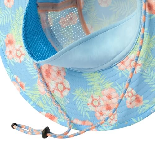 MISSION Cooling Anywhere Boonie Hat, Junglebird Bluebell - Unisex Wide-Brim Hat for Men & Women - Lightweight & Durable - Cools Up to 2 Hours - UPF 50 Sun Protection - Machine Washable - Image 4