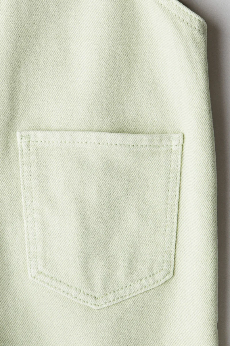 H&M Denim dungaree shorts