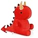 Ditucu Cute Dinosaur Plush Dragon Stuffed Animals Toys Dolls Soft Dino Plushie Birthday Gifts for Kids Girls Boys Red 12 inch - Image 3