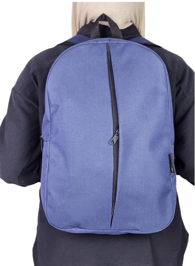 شنطة ظهر أنيقة بتصميم عصري مريح مثالية للمدرسة، السفر، والعمل اليوم ب2 سحاب من الوسط والاعلي  و2 يد  بسعة كبيرة وخامات عالية الجودة - Image 1