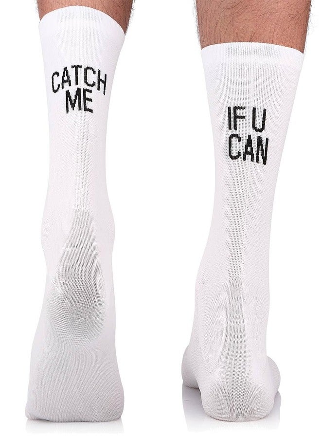 تودو جوارب ركوب الدراجات TODO للرجال والنساء - جوارب دراجات احترافية قابلة للتهوية مع نقش (Catch Me BA، 39-42) - Image 1