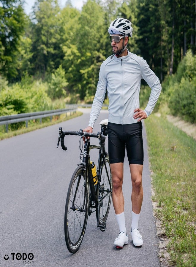 تودو جوارب ركوب الدراجات TODO للرجال والنساء - جوارب دراجات احترافية قابلة للتهوية مع نقش (Catch Me BA، 39-42) - Image 2