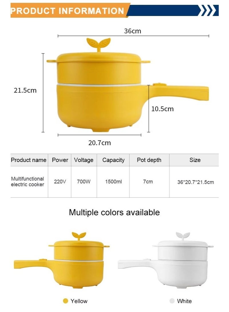 ELTRAZONE Non-Stick Multifunctional Smart Electric Frying Pan | Easy Clean Electric Cooker for Frying, Grilling & Cooking | Adjustable Temperature, Fast Heating & Safe Design – - Image 1