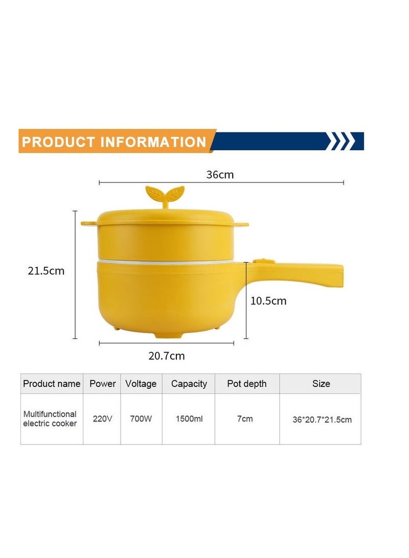 ELTRAZONE Non-Stick Multifunctional Smart Electric Frying Pan | Easy Clean Electric Cooker for Frying, Grilling & Cooking | Adjustable Temperature, Fast Heating & Safe Design – - Image 3