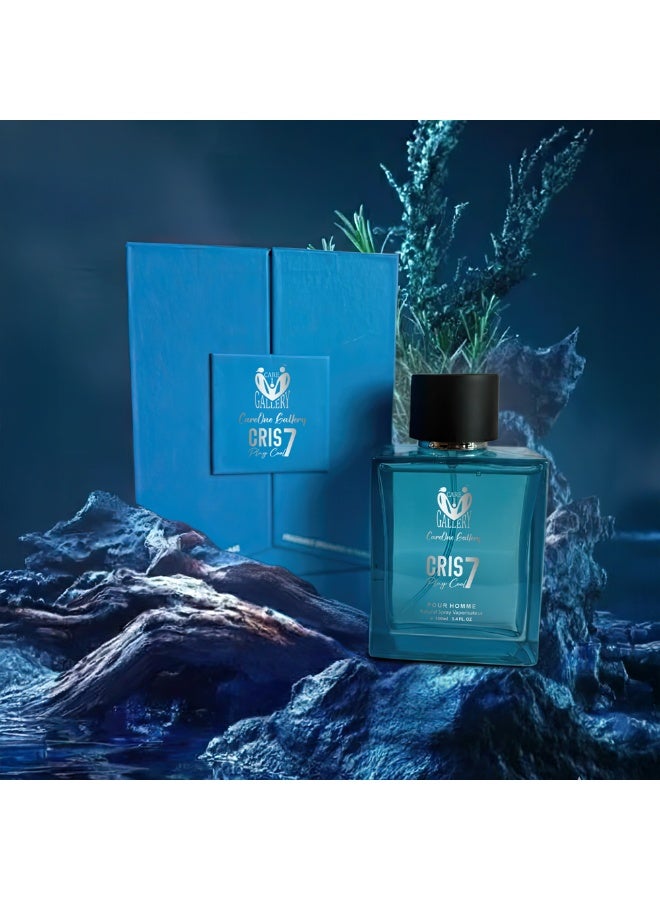 معرض كير وان عطر كريس~٧ للجنسين من كير ون غاليري، أو دو برفيوم | فاخر | يدوم ١٢ ساعة | أفضل عطر يومي | هدية للرجال والنساء، ١٠٠ مل | كير ون غاليري - Image 4