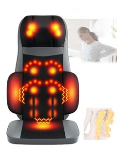 XiuWoo Massage Seat Cushion With Heat, Electric Deep Tissue Shiatsu Kneading Back Massage Chair Pad For Home Use,5 In 1 Synchronous Massage, With 10 Sets Of Kneading Heads  - Image 1