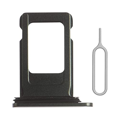Perzework SIM Card Tray Holder Slot Replacement for iPhone 11 (Black) with Waterproof Rubber Ring and Eject Pin (Single Sim Version) - Image 5