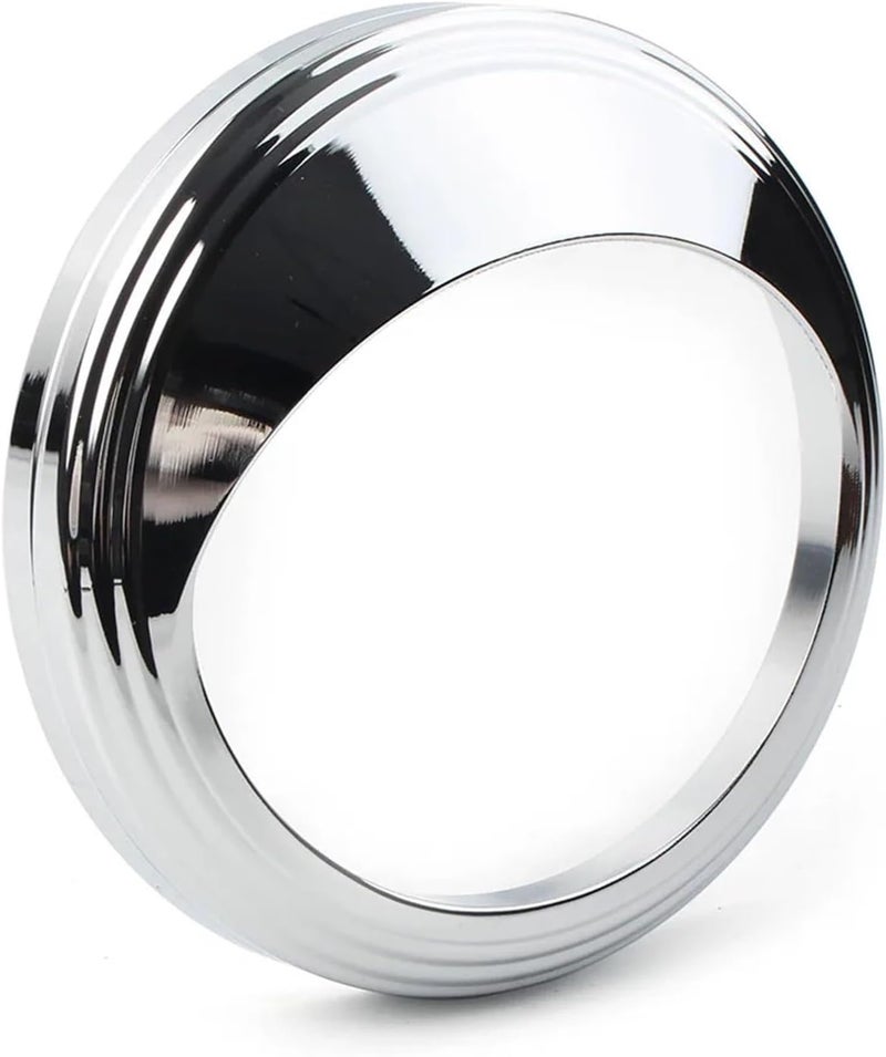 Wivplex Chrome/Black Motorcycle Speedometer Trim Bezel Ring - Image 4
