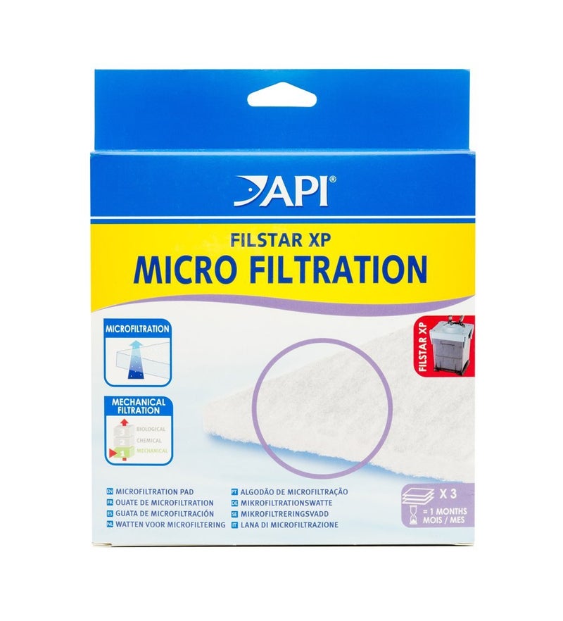 API FILSTAR XP MICROFILTRATION Aquarium Canister Filter Filtration Pads 3-Count, FILSTAR MICRO FILTRATION PADS, Whites & Tans - Image 4