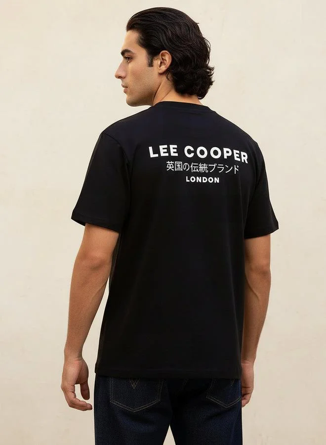 Lee Cooper Lee Cooper Men Regular Fit Crew Neck Short Sleeve Logo Print T shirt