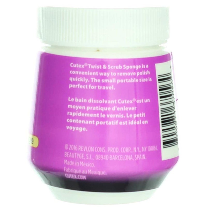 Cutex Nail Polish Remover Twist & Scrub Sponge 1.75 oz - 2 Pack - Image 4