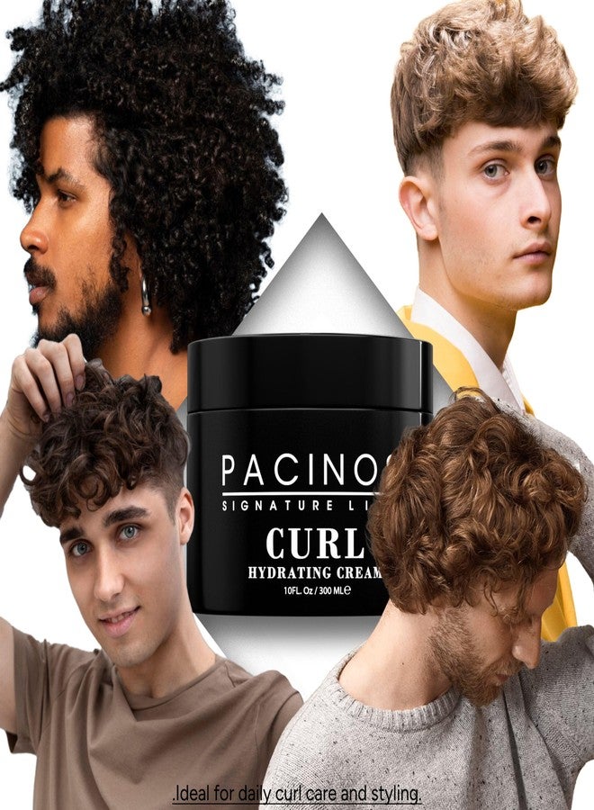 Pacinos Curl Hydrating Cream - Curl Defining and Frizz Control Styling Cream - Salon Quality for Moisture Control - 10 Oz - Image 2