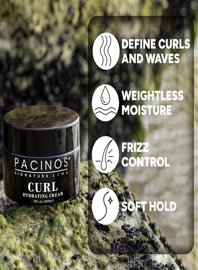 Pacinos Curl Hydrating Cream - Curl Defining and Frizz Control Styling Cream - Salon Quality for Moisture Control - 10 Oz - Image 4