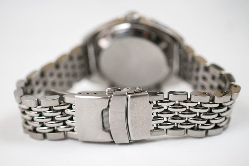 StrapHabit Beads of Rice Watch Bracelet Band Strap - Stainless Steel Vintage BOR 18mm 19mm 20mm 21mm 22mm 24mm (Silver, 18mm) - Image 5